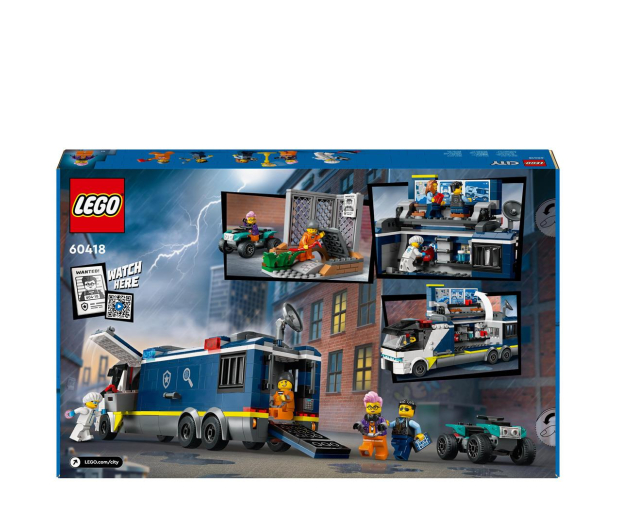 LEGO City 60418 Policyjna ciężarówka z laboratorium kryminalnym - 1203601 - zdjęcie 7